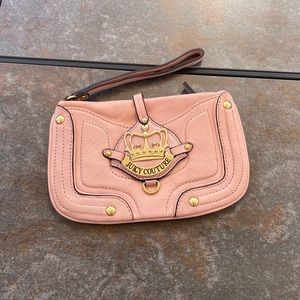 Juicy couture pink wristlet